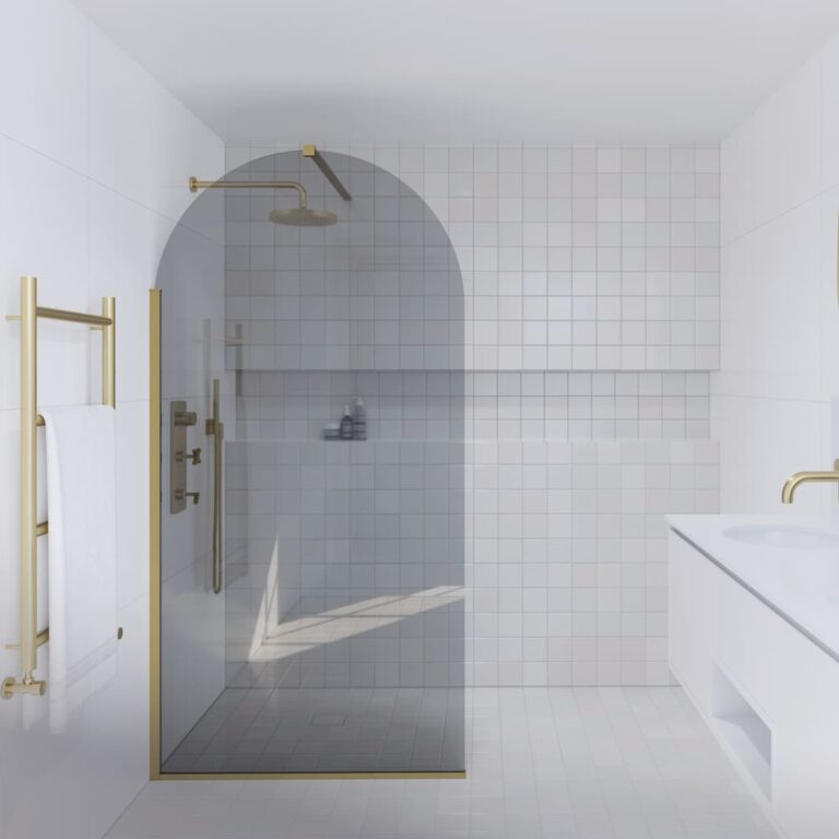 Arched Shower Glass