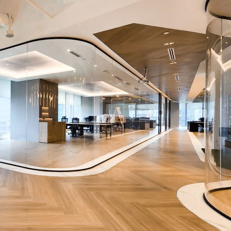 Curved Glass Walls