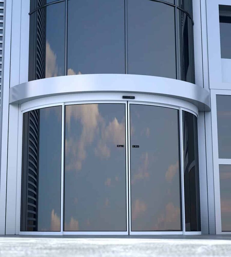 Sliding Curved Glass Doors